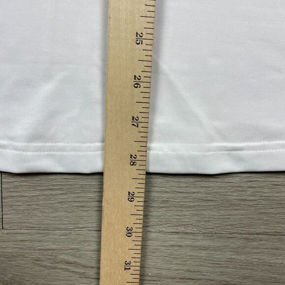 Adidas Shirt Mens Extra Large White Techfit Training Gym Active - Picture 9 of 10